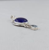 925 Sterling Silver Charoite Pendant