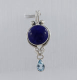 925 Sterling Silver Charoite Pendant