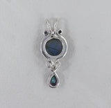 925 Sterling Silver Charoite Pendant