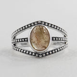 925 Sterling Silver Citrine Rings