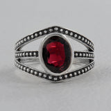 925 Sterling Silver Citrine Rings