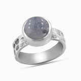 925 Sterling Silver Larimar Rings