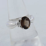 Natural Citrine 925 Sterling Silver Ring