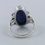 Lapis Lazuli Gemstone Silver Rings Jewelry