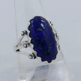 Lapis Lazuli Gemstone Silver Rings Jewelry