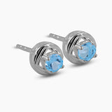 Peridot Silver Studs Earrings