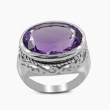 925 Sterling Silver Green Amethyst Rings