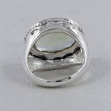 Green Amethyst 925 Sterling Silver Ring