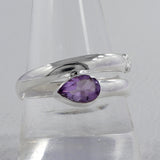 925 Sterling Silver Amethyst Ring