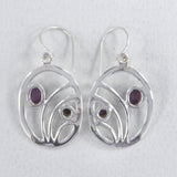 925 Sterling Silver Labradorite Earrings