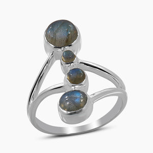 925 Sterling Silver Labradorite Rings