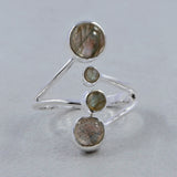 Labradorite Gemstone 925 Sterling Silver Ring