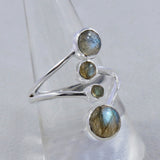 Labradorite Gemstone 925 Sterling Silver Ring