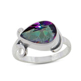 Amethyst Birthstone Silver Rings