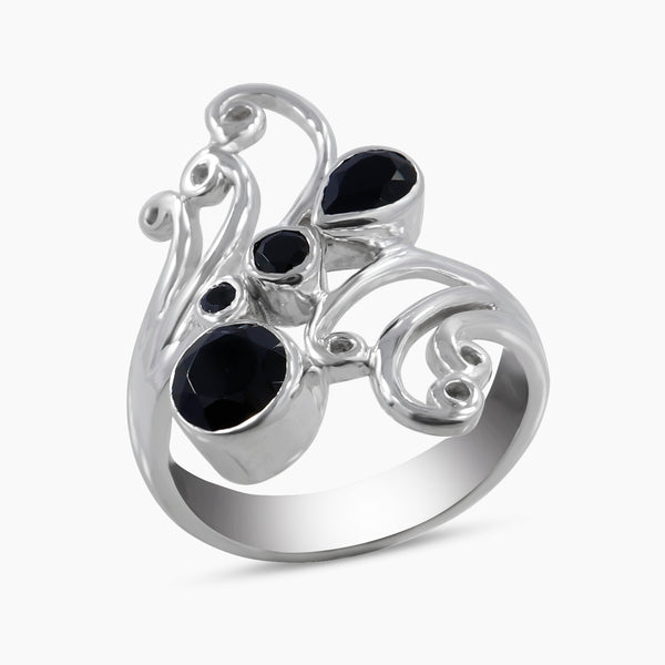 925 Sterling Silver Black Onyx Rings