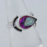 Amethyst Birthstone Silver Rings