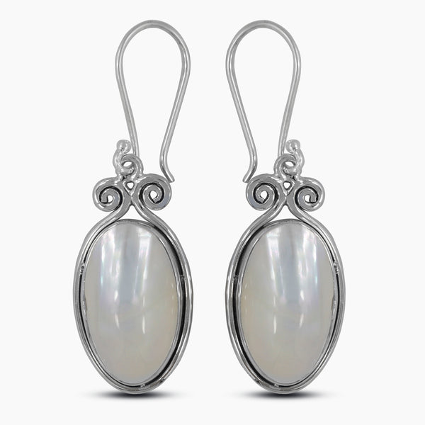 Osmina Pearl Silver Earrings