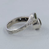 Labradorite, Mystic Quartz Gemstone Silver Ring