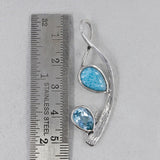 Rainbow Moonstone Silver Pendant