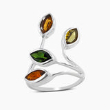 Natural Ruby Silver Rings