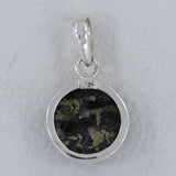 Apache Gold Pyrite Silver Pendant