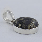 Apache Gold Pyrite Silver Pendant