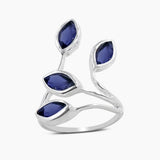 Natural Ruby Silver Rings