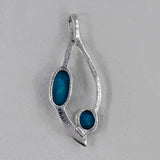 Dendritic Opal Silver Pendant