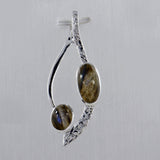 Dendritic Opal Silver Pendant