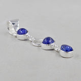 Natural Tanzanite 925 Silver Pendant