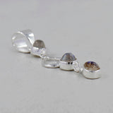 Natural Tanzanite 925 Silver Pendant