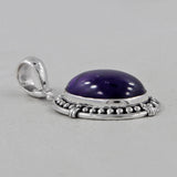 Amethyst Solid Silver Pendant