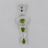 925 Sterling Silver Iolite Pendant