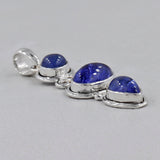 Natural Tanzanite Gemstone Silver Pendant