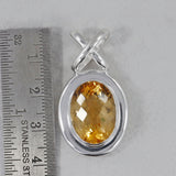 Golden Pyrite Silver Pendant