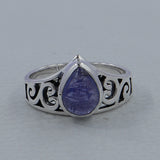 Tanzanite Gemstone Sterling Silver Rings