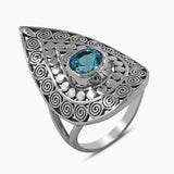 Ethiopian Opal 925 Silver Rings