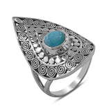 Ethiopian Opal Sterling Silver Ring