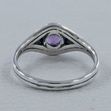 Natural Amethyst Sterling Silver Ring