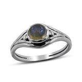 Natural Amethyst Sterling Silver Ring