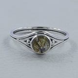 Natural Amethyst Sterling Silver Ring