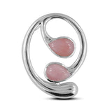 Pink Opal 925 Silver Pendant