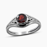 Natural Amethyst Sterling Silver Rings