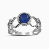 Rainbow Moonstone Silver Rings