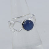 Rainbow Moonstone Sterling Silver Ring