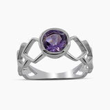 Rainbow Moonstone Silver Rings