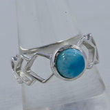 Rainbow Moonstone Sterling Silver Ring