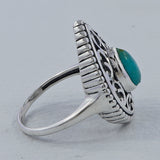 Mexican Turquoise Designer Silver Rings