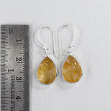 Citrine Silver Earrings