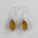 Citrine Silver Earrings